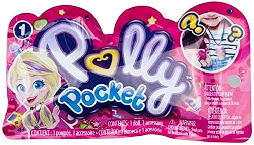 Polly Pocket Core Tiny Takeaways Surprise GNK16 - Juego de 2 paquetes misteriosos Collares y anillos disponibles