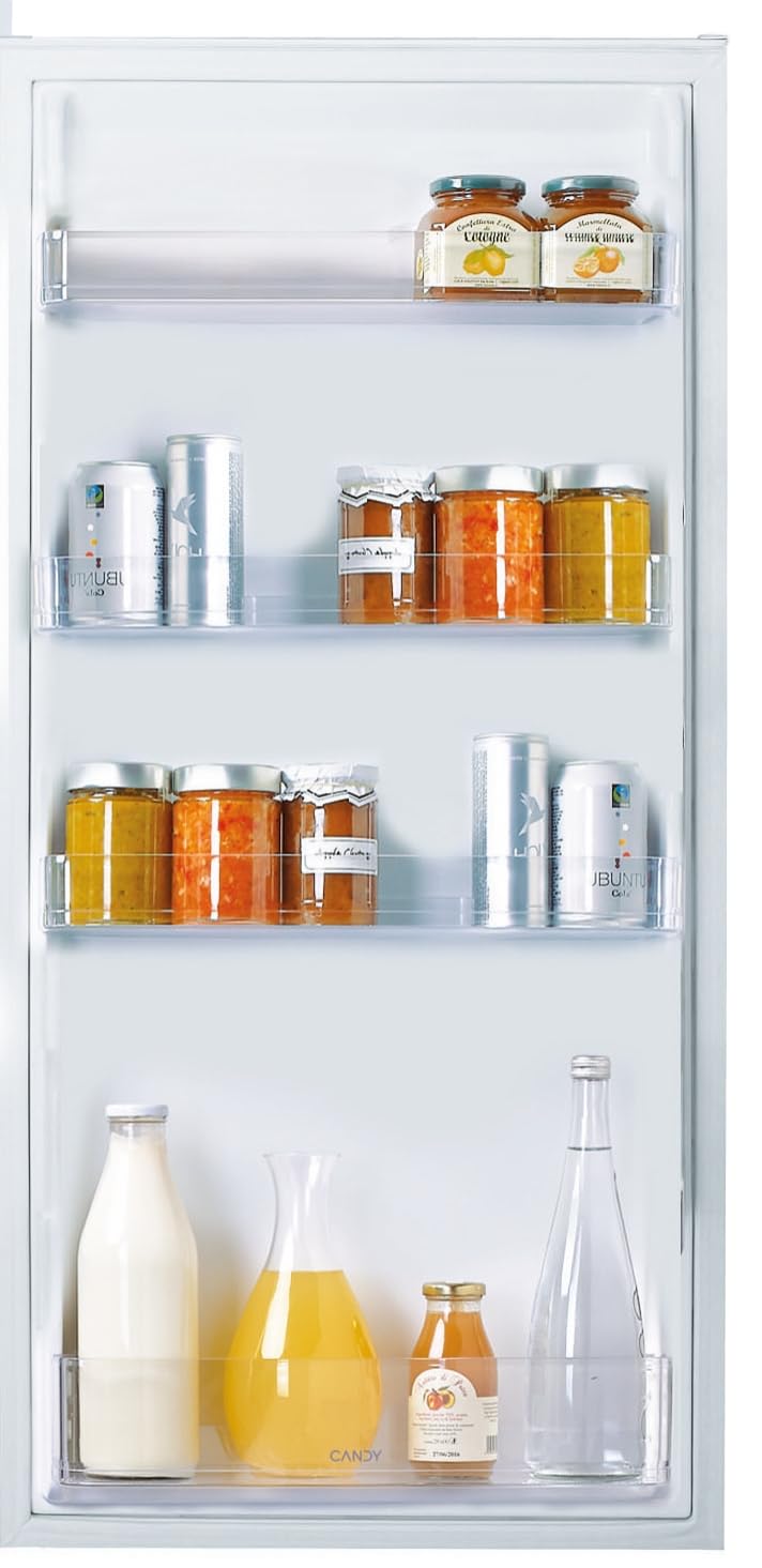 CANDY Kriò Suite Frigorifero da Incasso 242L (201L Frigo + 41L Freezer Alto), Statico, Porte Reversibili, Silenzioso 39 dB, 157,5x54x54,5 cm (AxLxP), CTM516EW