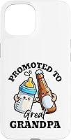 Vista 6 de Great Grandpa to Be Promoted to Great Grandpa Est. 2026 2027 Case for iPhone 16