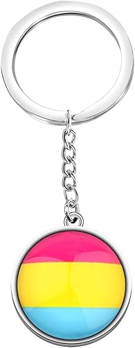 CHOORO Gay Pride Gift LGBT Llavero Rainbow Pride Llavero LGBT Joyería Bisexual Regalo Orgullo Transgénero Regalo