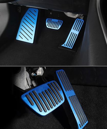 Miniatura 2 de Accesorios para Toyota RAV4 RAV 4 XA50 2019 2020 2021 Accesorios antideslizante Aleación de aluminio Cubierta de pedal Motor automático Sin taladro