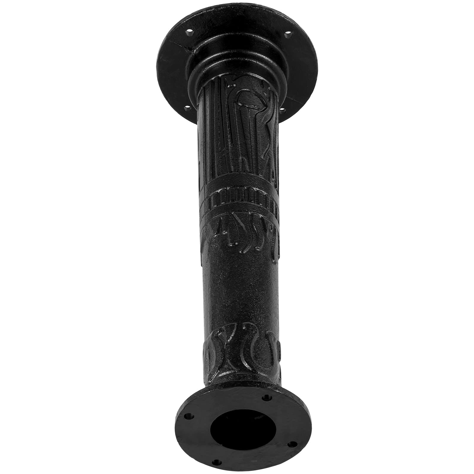 VEVOR stojak na pompę korbową, żeliwny stojak do pompy, 23,7 x 23,7 x 66 cm, z farbą natryskową, grubość 8 mm, czarny, do ogrodu, stawu, podwórka
