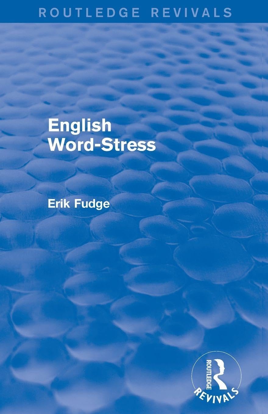 English Word-Stress (Routledge Revivals)