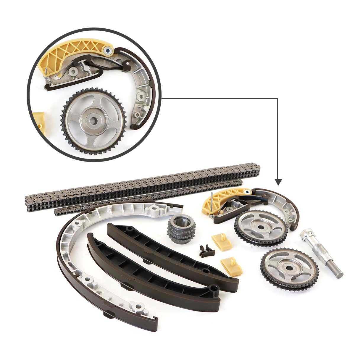 Amazon.com: COPACHI Engine Timing Chain Kit 94610725275 Compatible 