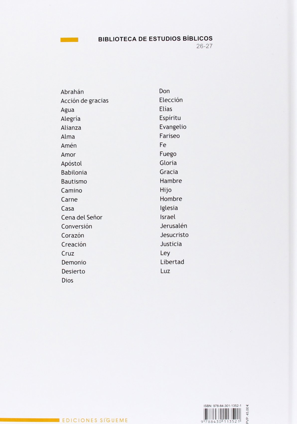 Dicc. Teologico Del N.T. I (A-L): 26 (Biblioteca Estudios Bíblicos)