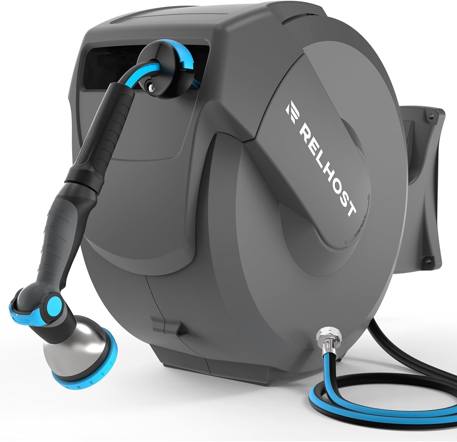 Relhost Retractable Garden Hose Reel 100ft