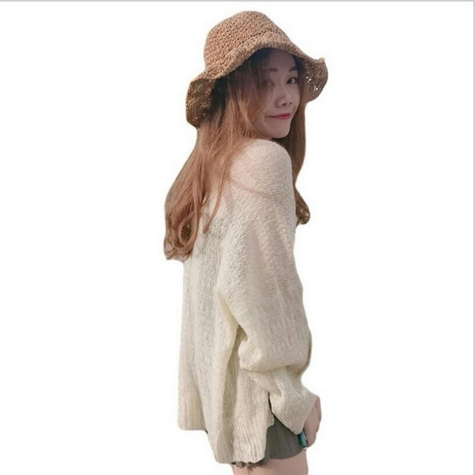 TEidea Cardigan Estivo Donna Chic And Chic: Cardigan in Maglia da Donna Estiva Femminile, vestibilità Sciolta, Una Taglia