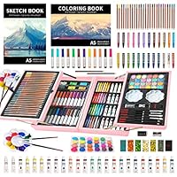 Valigetta Colori KINSPORY 146 Pezzi Per Bambini - Set Disegno Con Acquerelli, Pastelli E Album | Regalo Creativo - Foto 2