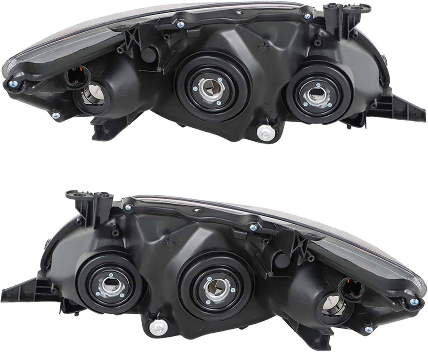 81110-02B60 81150-02B60 Chrome Headlamps Driver & Passenger Side Halogen Headlight Assembly Replacement for 2011 2012 2013 Corolla
