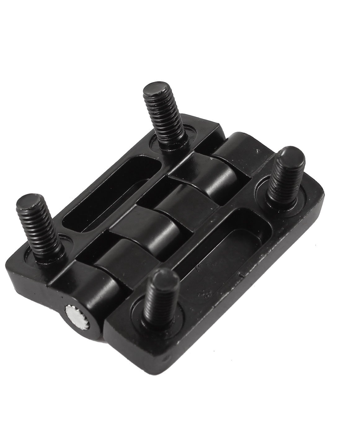 Aexit Household Screw Clothes Hangers On Type Metal Cabinet Closet Door Butt Children's Clothes Hangers Hinge Black