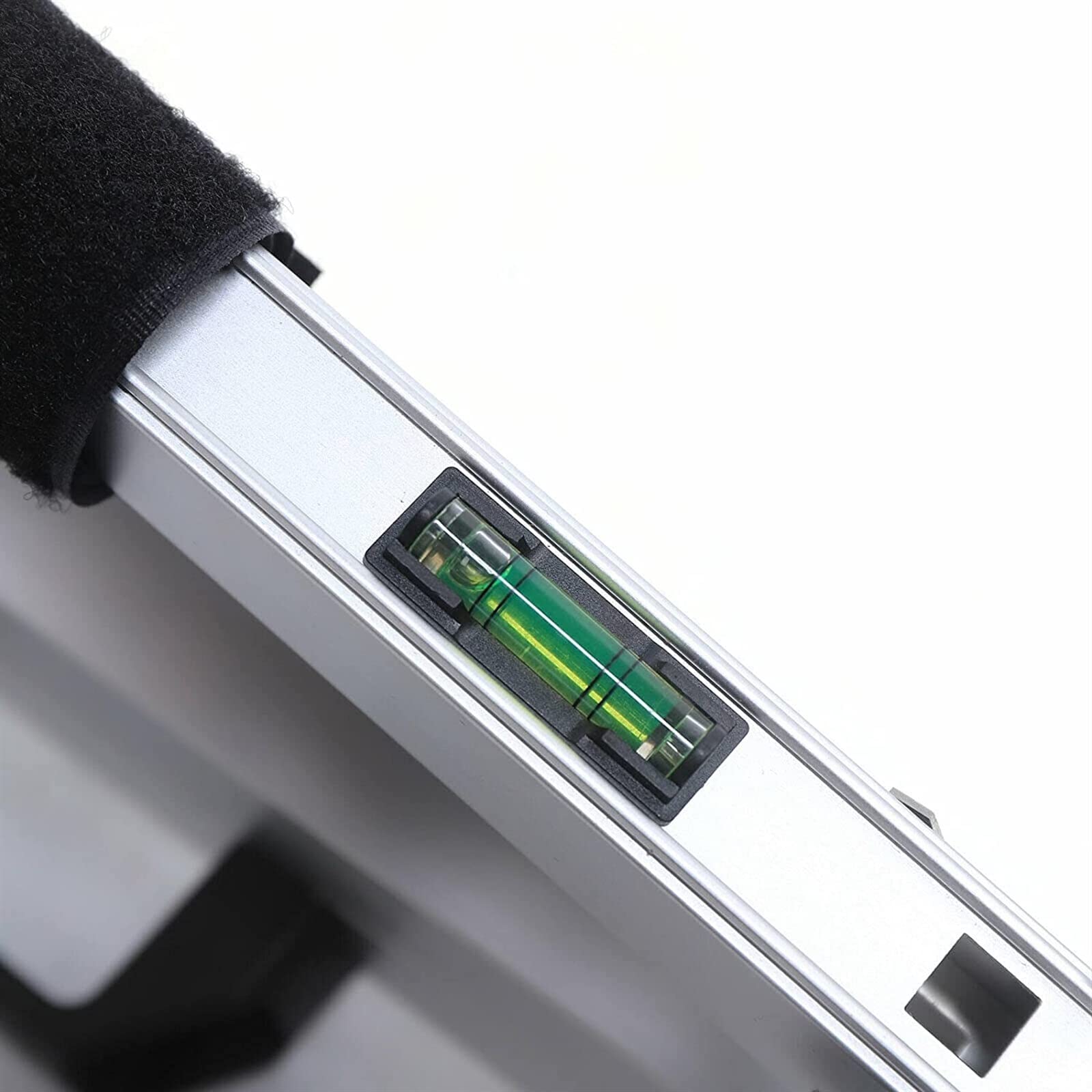 Nivelador de baldosas de acero inoxidable plegable, 1270 mm de largo, para la colocación de baldosas de piso, control preciso del espesor de la capa de mortero con rack, compacto y ergonómico para res