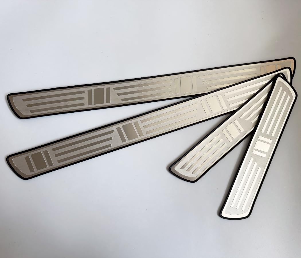 WENINETIES Einstiegsleisten Für Skoda Kamiq - Edelstahl Schutz 4-tlg.