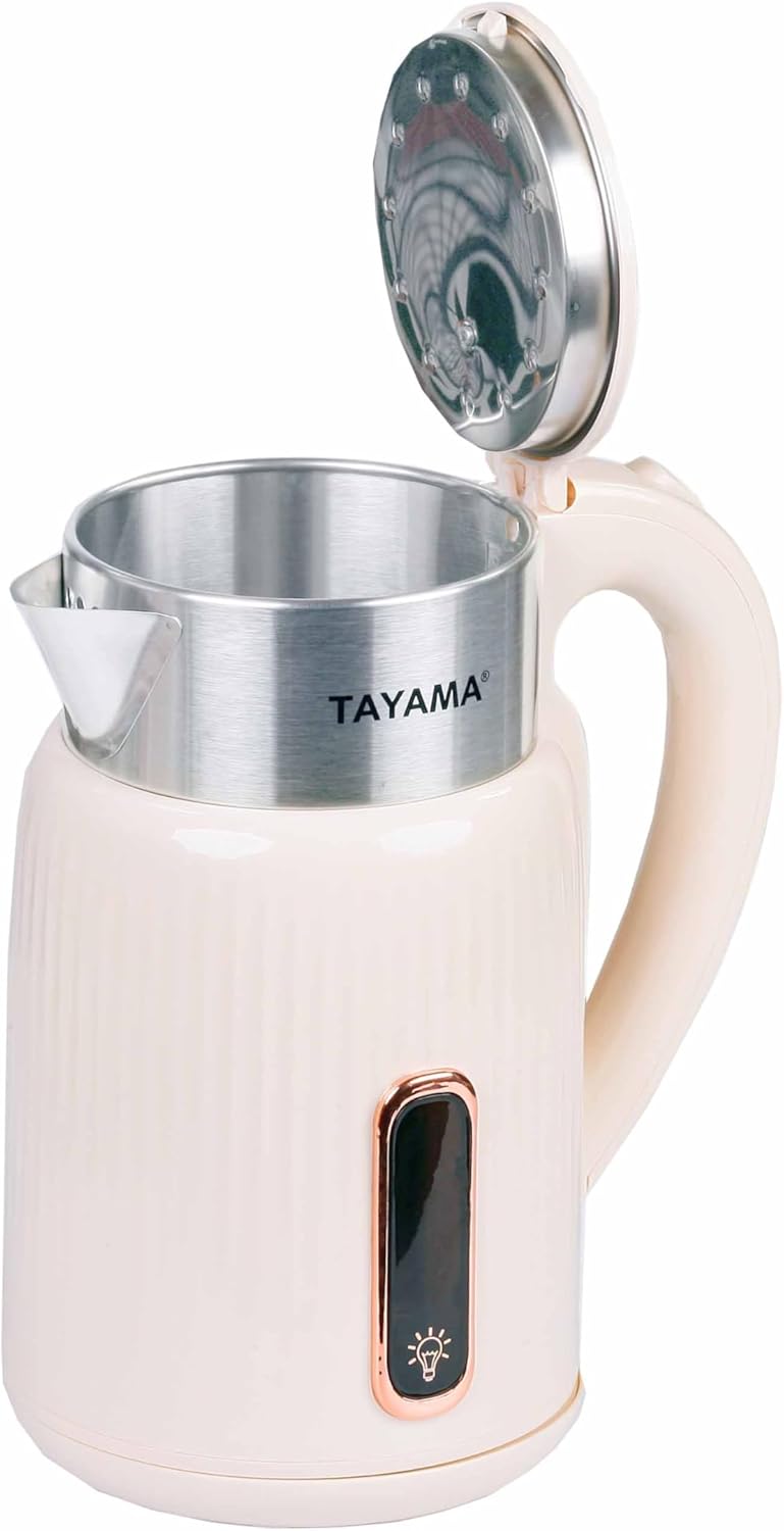 Tayama Cool Touch Stainless Steel Electric Kettle 1.7L
