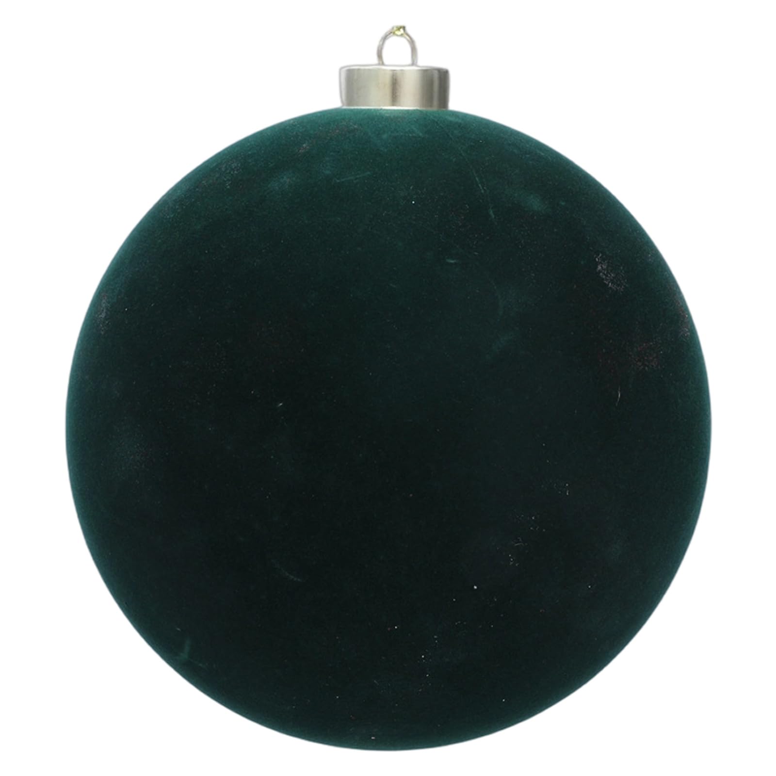 NMFLAB Christmas Baubles Shatterproof Velvety Christmas Ball Ornament for Tree Door Handle Mantels Holiday Decoration Blanketed Ornamentation