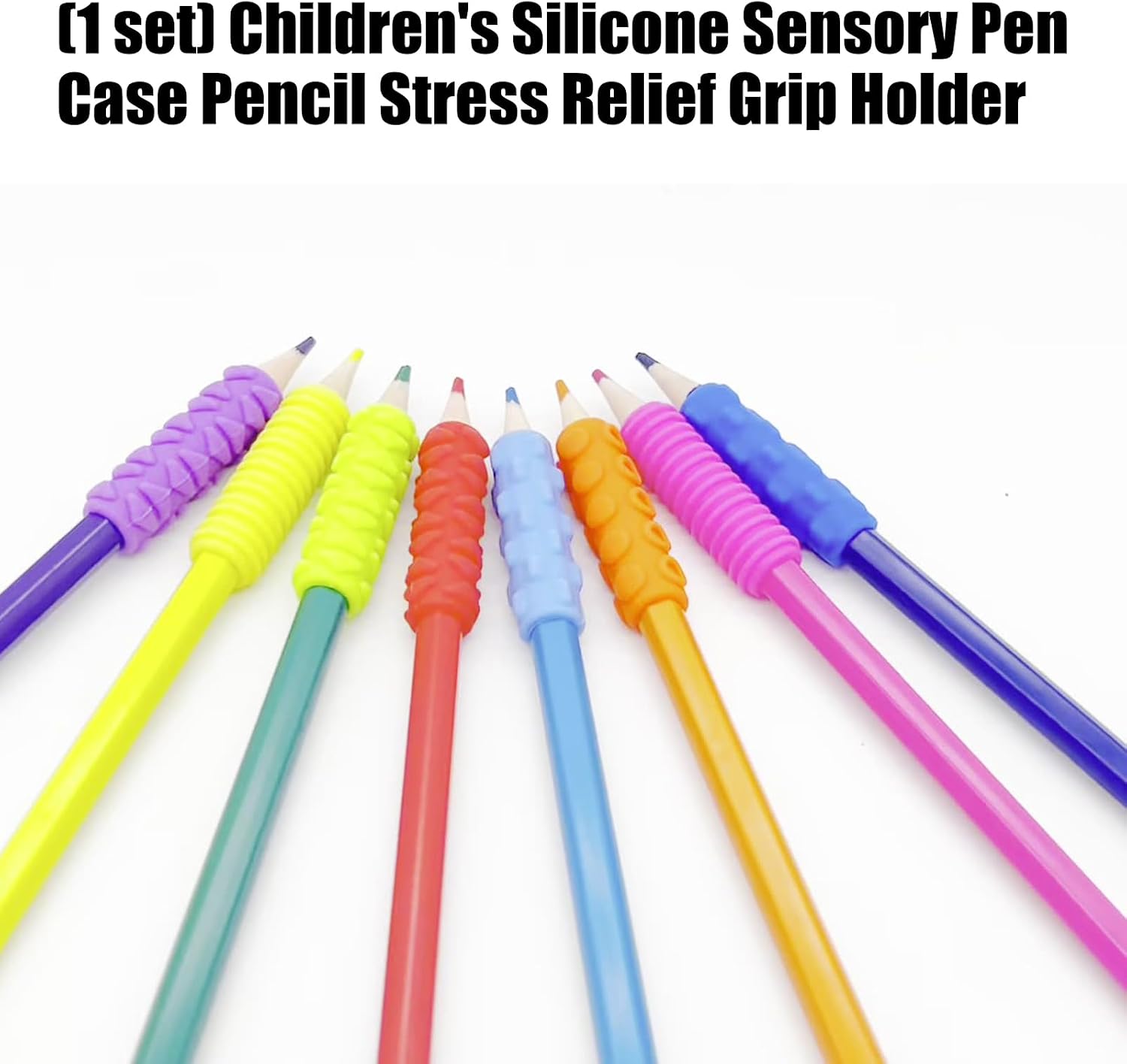 14 / 28Pcs Soft Silicone Pen Holder Grip for Adult Ergonomic Writing Aid Handwriting Gripper for Left/Right Handed Ergonomic Writing Aid