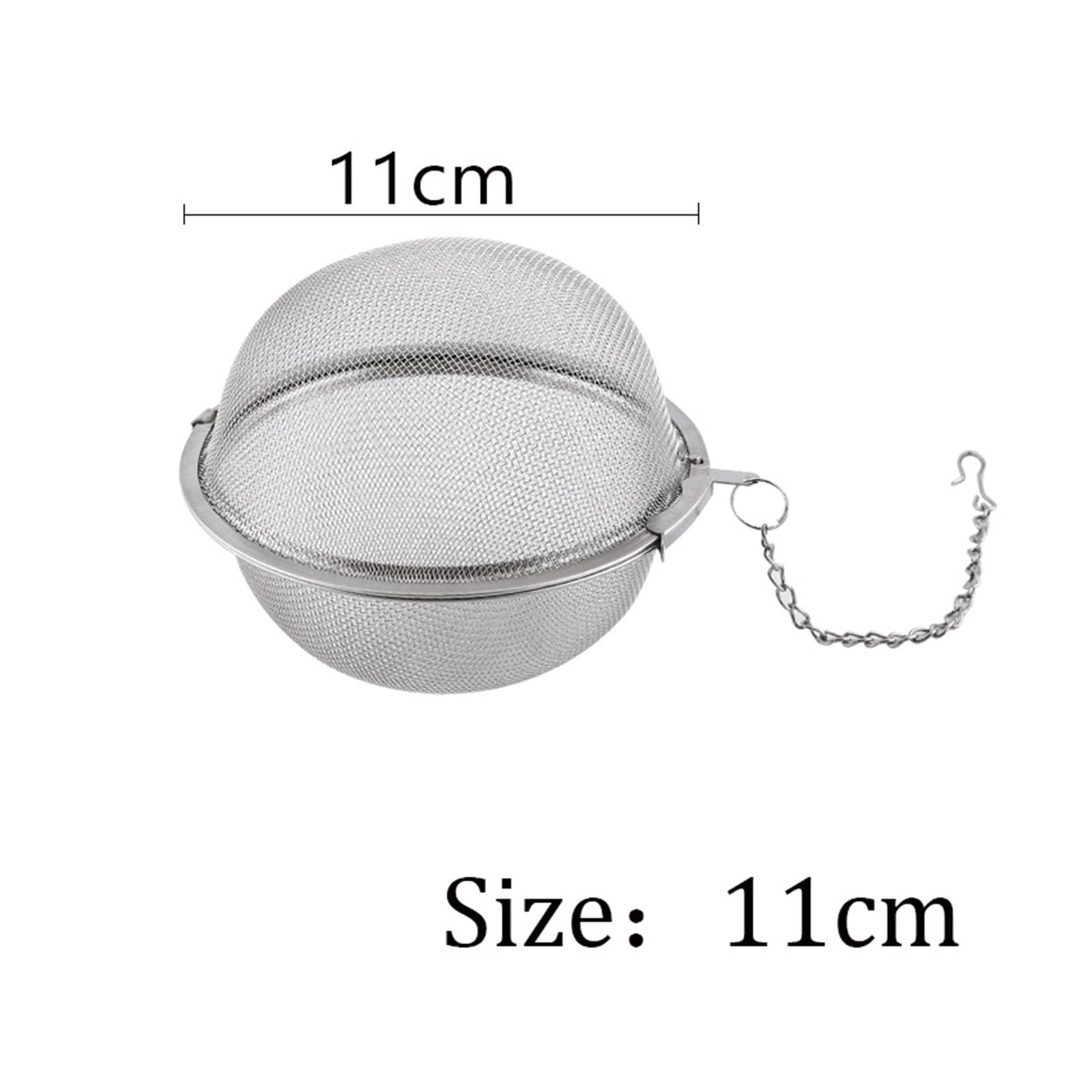 Infuseur Thé Boule à thé épices en acier inoxydable, infuseur sphère, passoire de verrouillage, filtre maille, 5 1 pièce pour thé en vrac