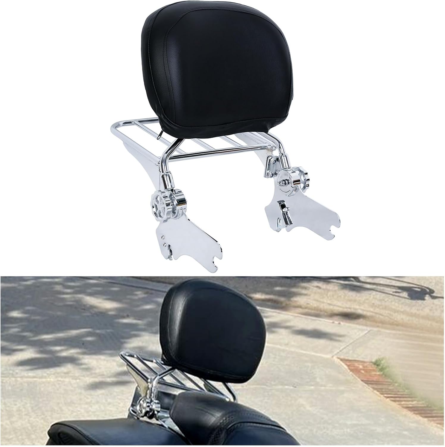 Kojem Detachable Backrest Sissy Bar Compatible with 1997