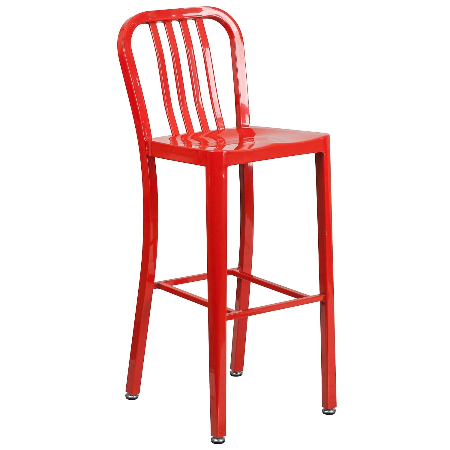 Flash Furniture Red / 1 Pack / Barstool Stools & Bar Chairs