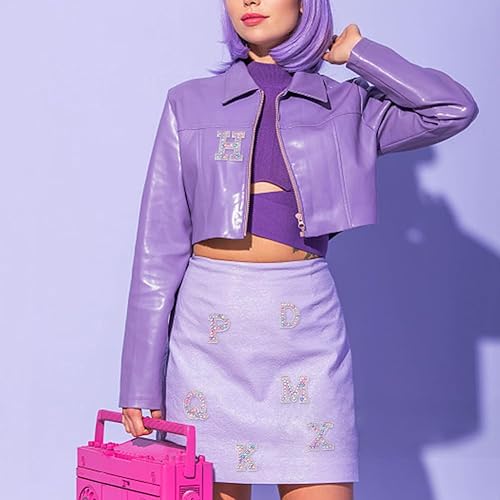 Miniatura 6 de INFUNLY 52 parches de perlas de letras, 2 juegos de parches autoadhesivos brillantes de imitación morados con diamantes de imitación del alfabeto de