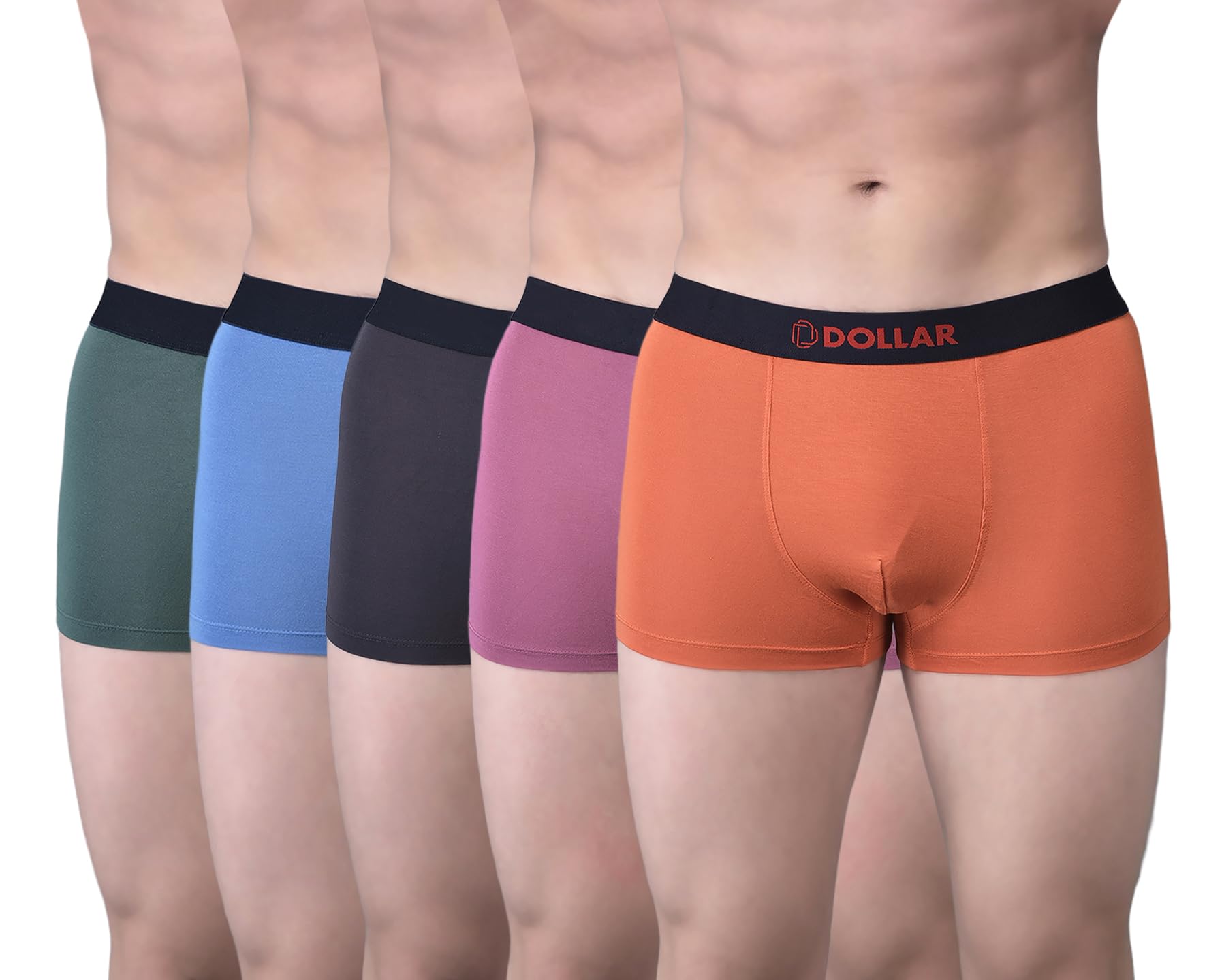dollar bigboss Men's Solid Cotton Trunk (Colour May Vary)-picture-42