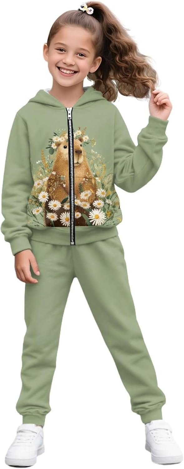 HUIACONG Sweatsuits for Children Sweat Suit for Girls Boys Tracksuits