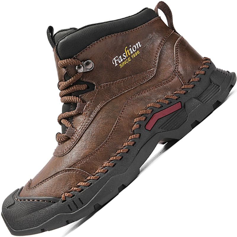 LZDZN Casual Mens Boots For Men Chelsea Shoes Leather High Top Sneakers Men's BlackBrown Brown Black White Size Man Shoe Fashion