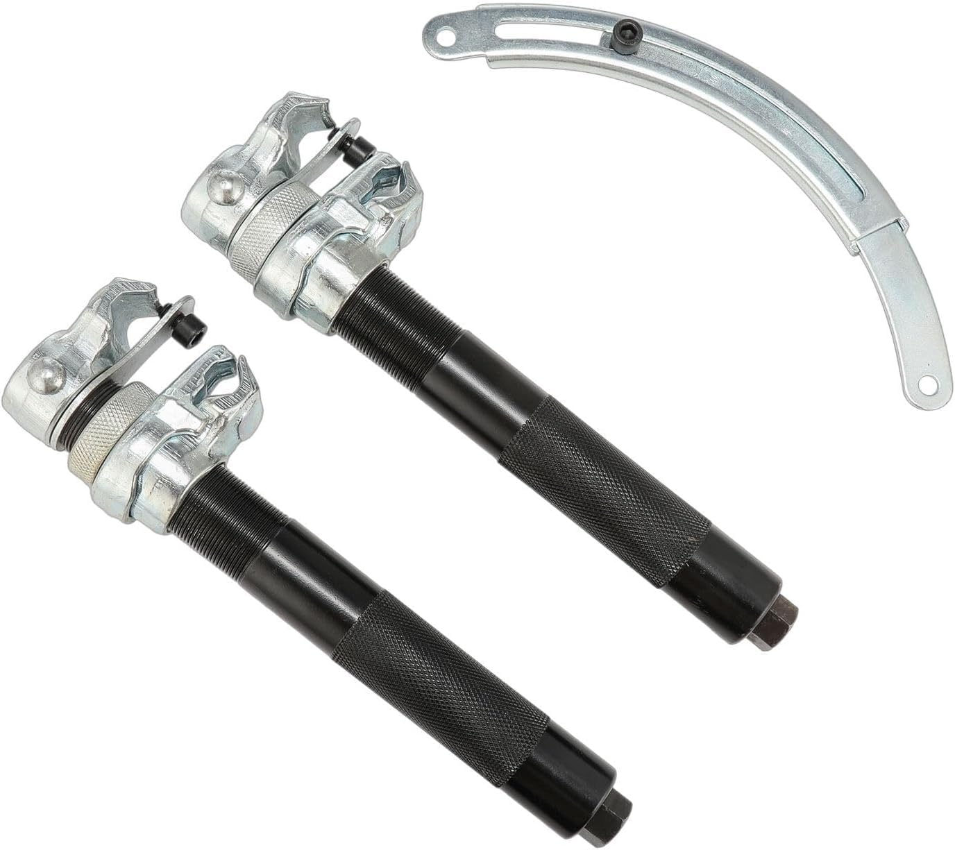 Juego de 2 tensores de muelles universales para coche, coche, profesional, amortiguador, herramienta de bajada 1,2T, con soporte de seguridad para coches, camiones, ATV, UTV