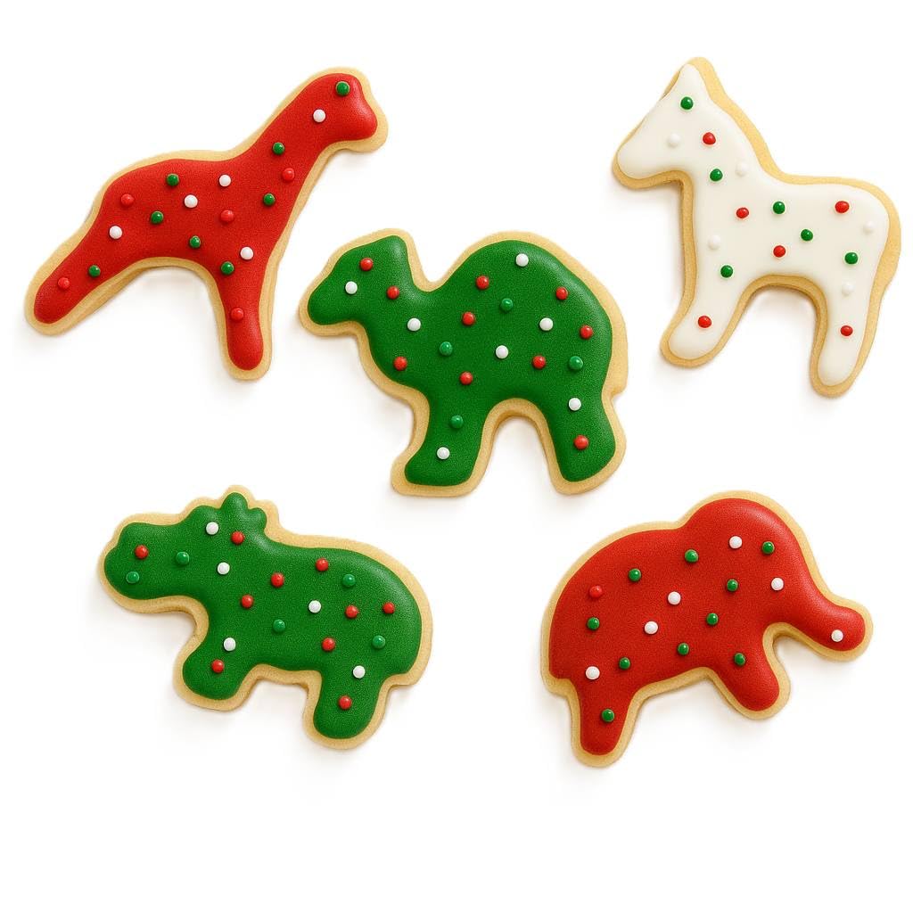 The Cookie Cutter Shop - Juego de 5 cortadores de galletas de acero chapado en estaño