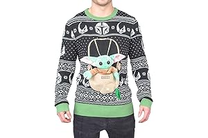 Star Wars Baby Yoda The Child Forces Trees Ugly Christmas Sweater