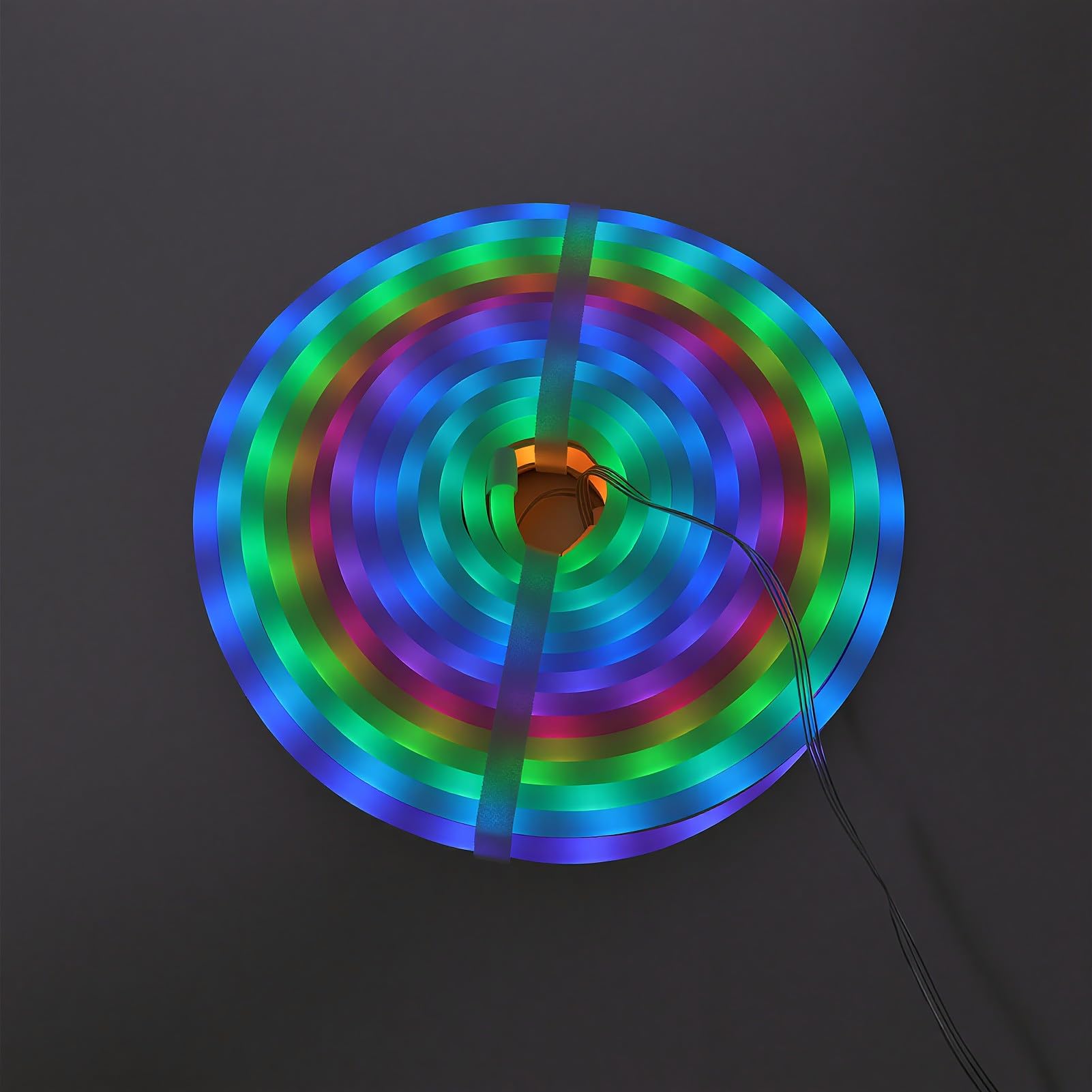 ViaGasaFamido Luces de Cuerda LED Flexibles de 10 M con Control Remoto, | Control Remoto por Infrarrojos, Control Dual de Aplicación Móvil Bluetooth, Tira de Luz de Neón LED para Decoración de