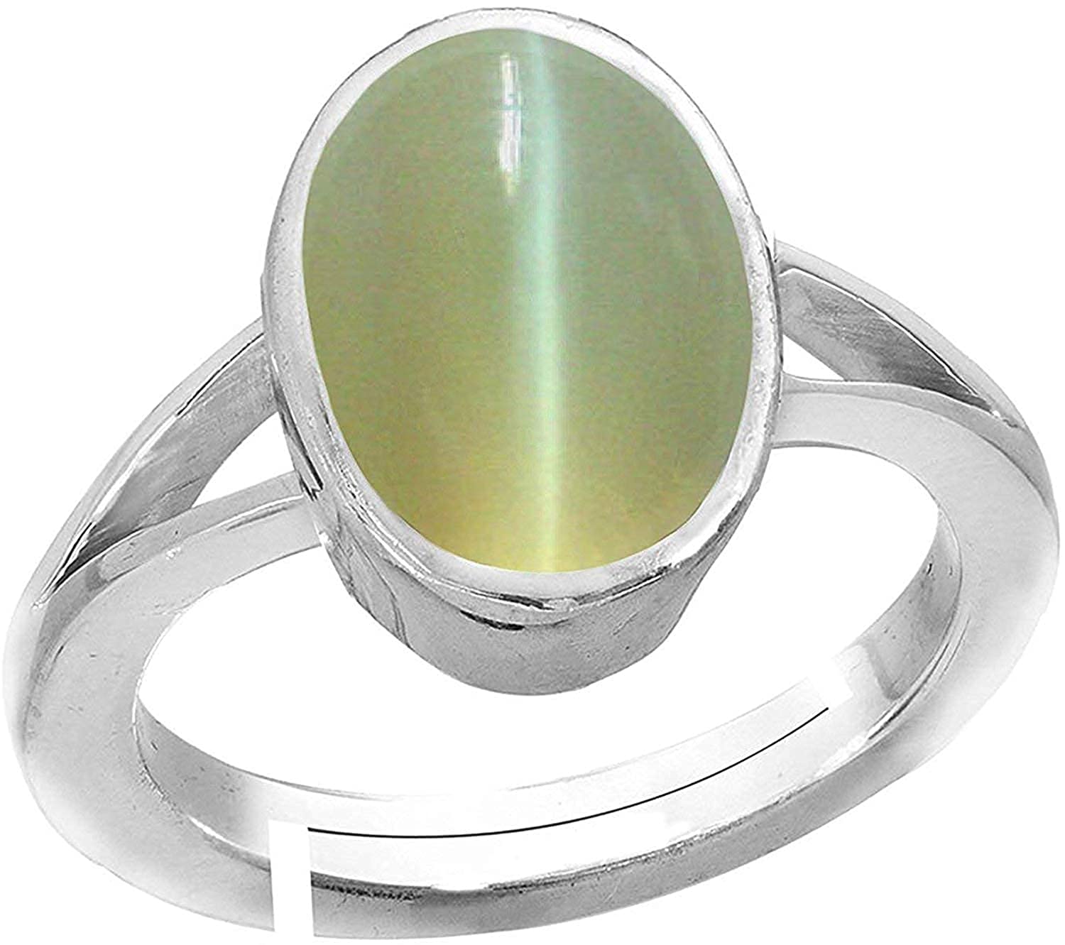 Kirti Sales GEMS 14.25 Ratti 13.20 Carat Natural Cats Eye Stone Silver Crystal Adjustable Ring for Men and Women (B09TWV5Q5Y) Amazon Price History, Amazon Price Tracker