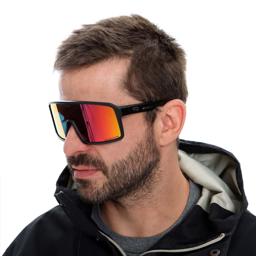 GOG Polaryzowane okulary rowerowe sportowe okulary przeciwsłoneczne UV400 do biegania dla mężczyzn i kobiet UV400 Premium E517-2P