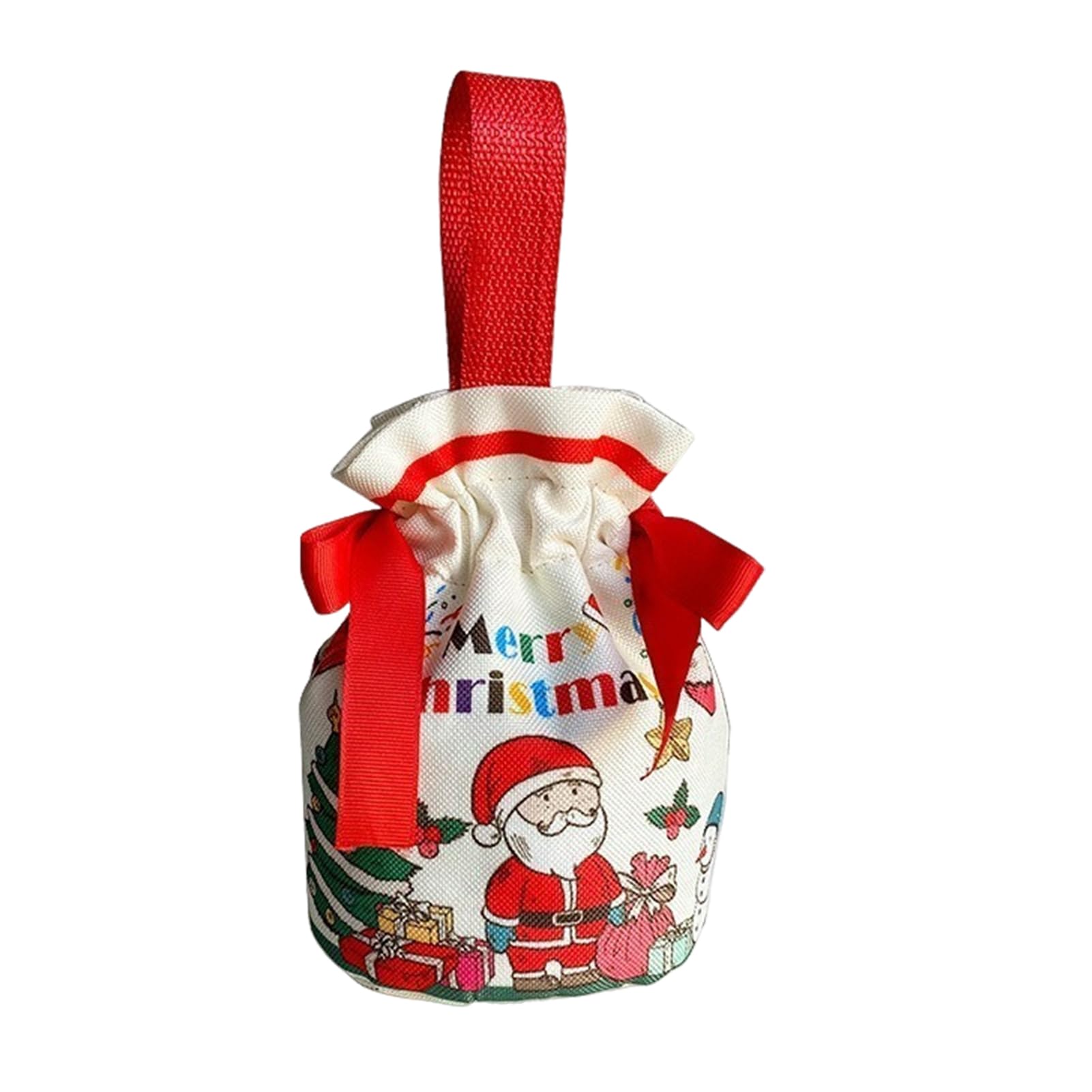 Amslsiu Red Personalized Linen Christmas Sacks In For Creative Santa Claus Cloth Christmas Decorations Bag Personalized Santa Sack,