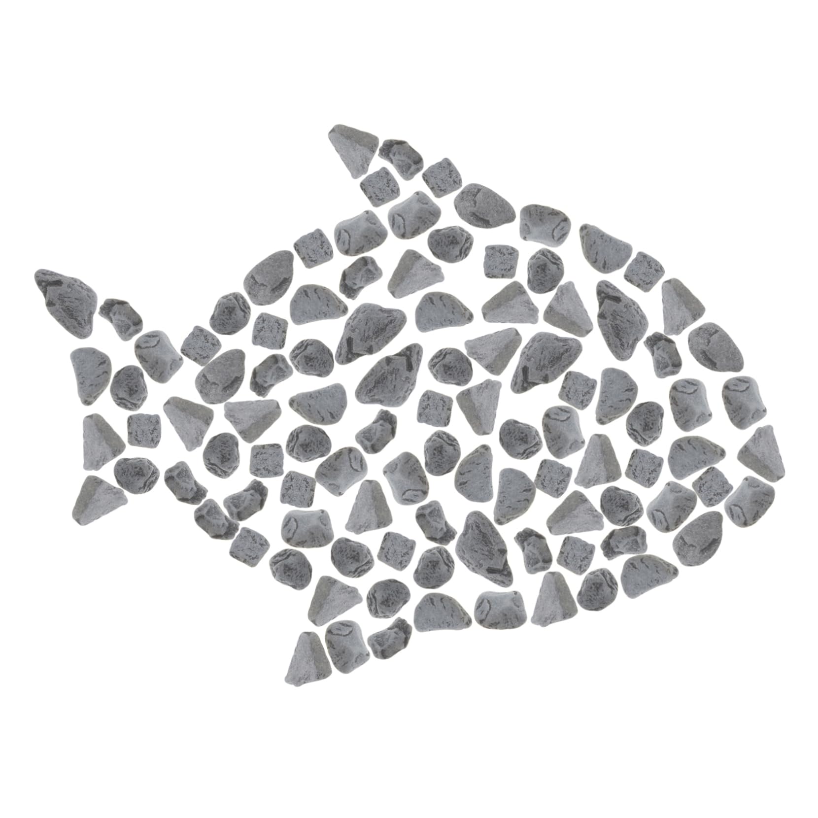 SUPVOX 1Set Black Decorative Gravel for Aquariums River Stones for Landscaping Fish Tanks Enhances Color and Visuals Easy to Clean for Vibrant Aquatic