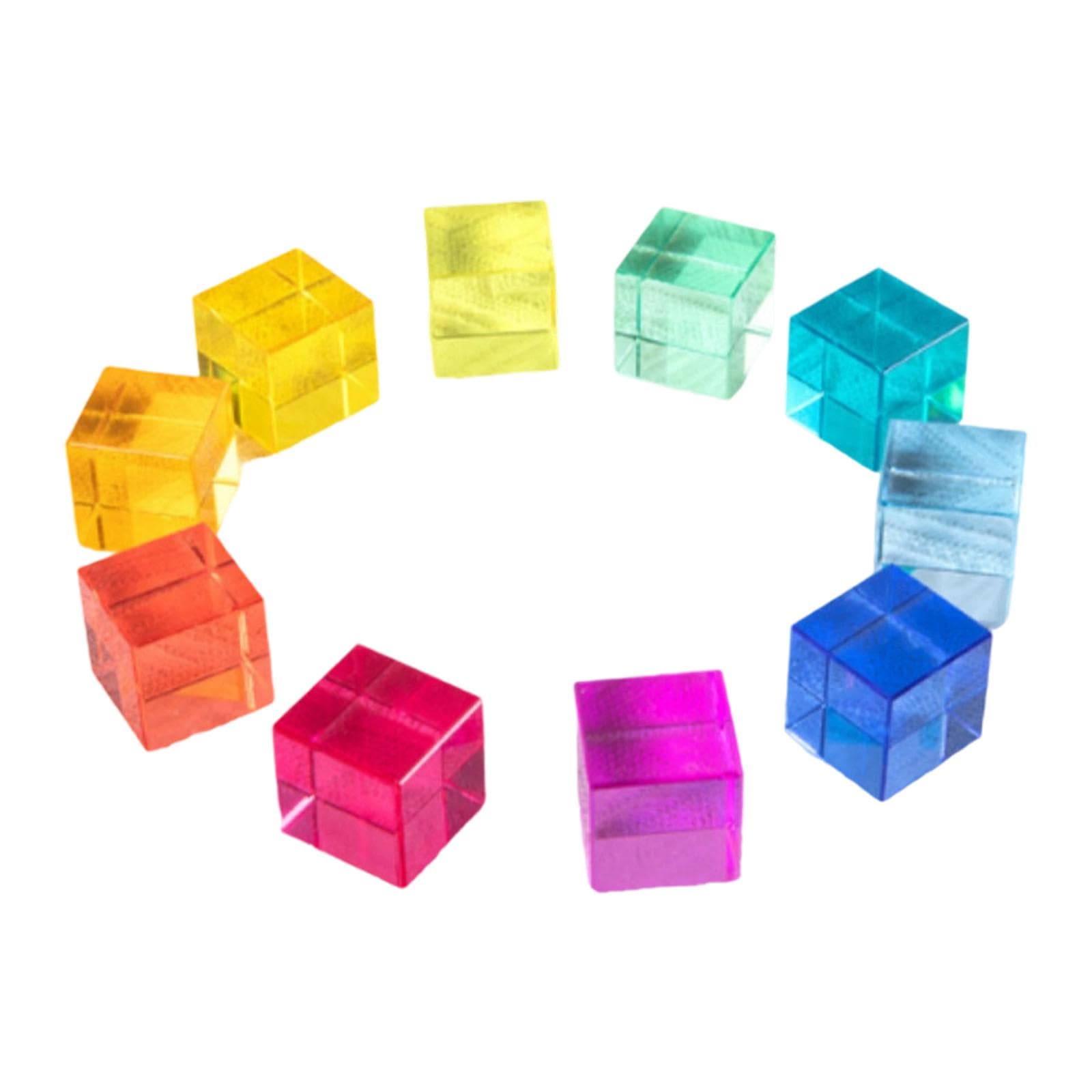 MFMEXUL 100 Acrylic Gemstone Cubes And Girls, Ideal for Arts And Crafts And Vase Filling.