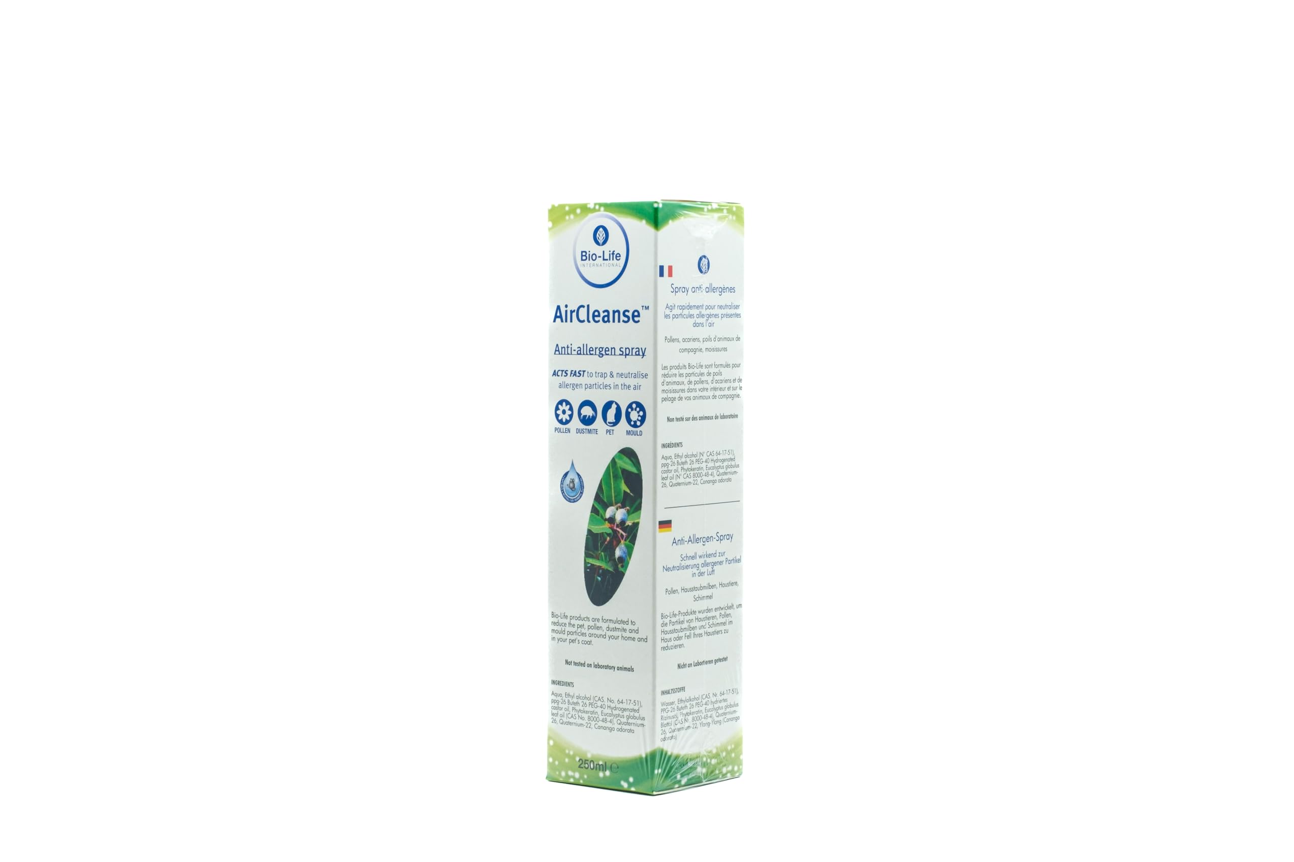 Aerosol AirCleanse para perros, gatos, ácaros, polen y alérgenos de moho