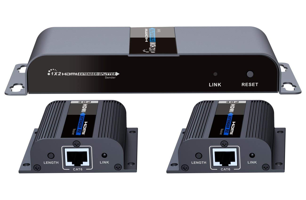 Splitter HDMI 1-4 Con Extender | Trasmissione Fino A 70m Via Cavo CAT6 - Foto 4