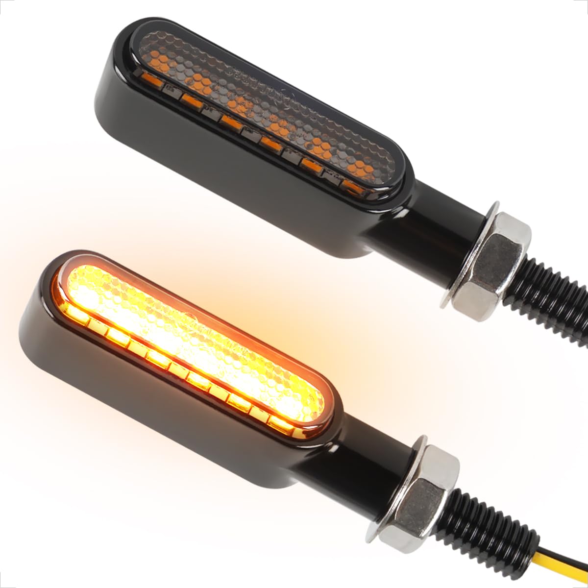 Amazon | Evermotor バイク LEDウインカー 小型 Eマーク認証 12V対応