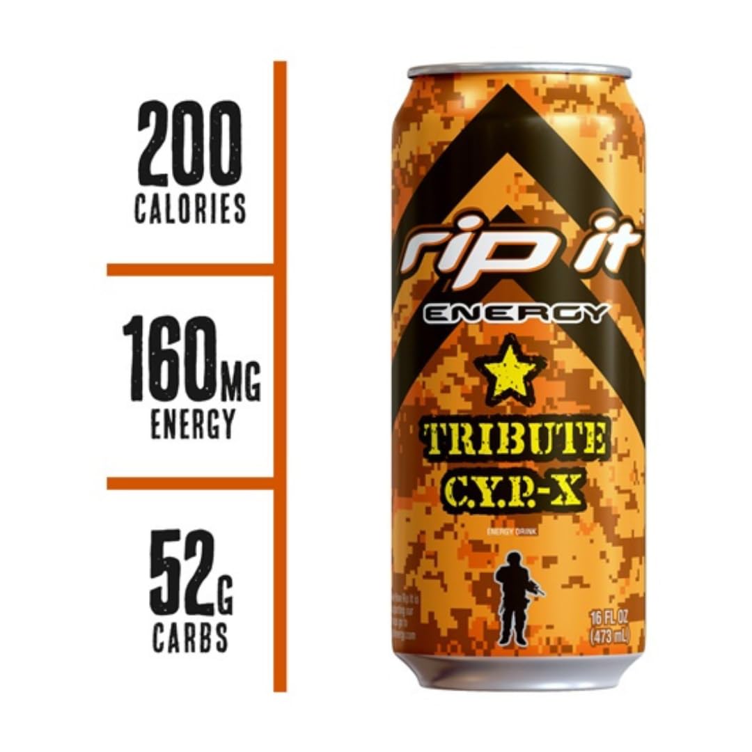 Amazon.com : Weinner Rip It Energy Drink Tribute CYPX, 16 Fl Oz