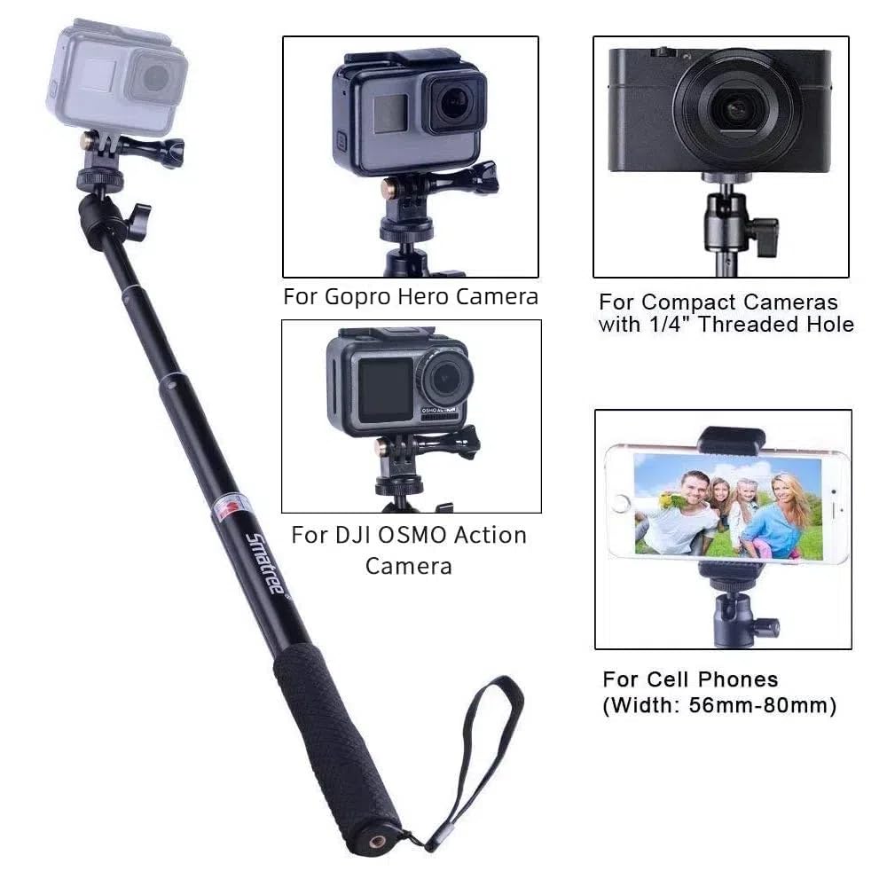 Amazon.com: Smatree Q3 Telescoping Selfie Stick with Tripod Stand