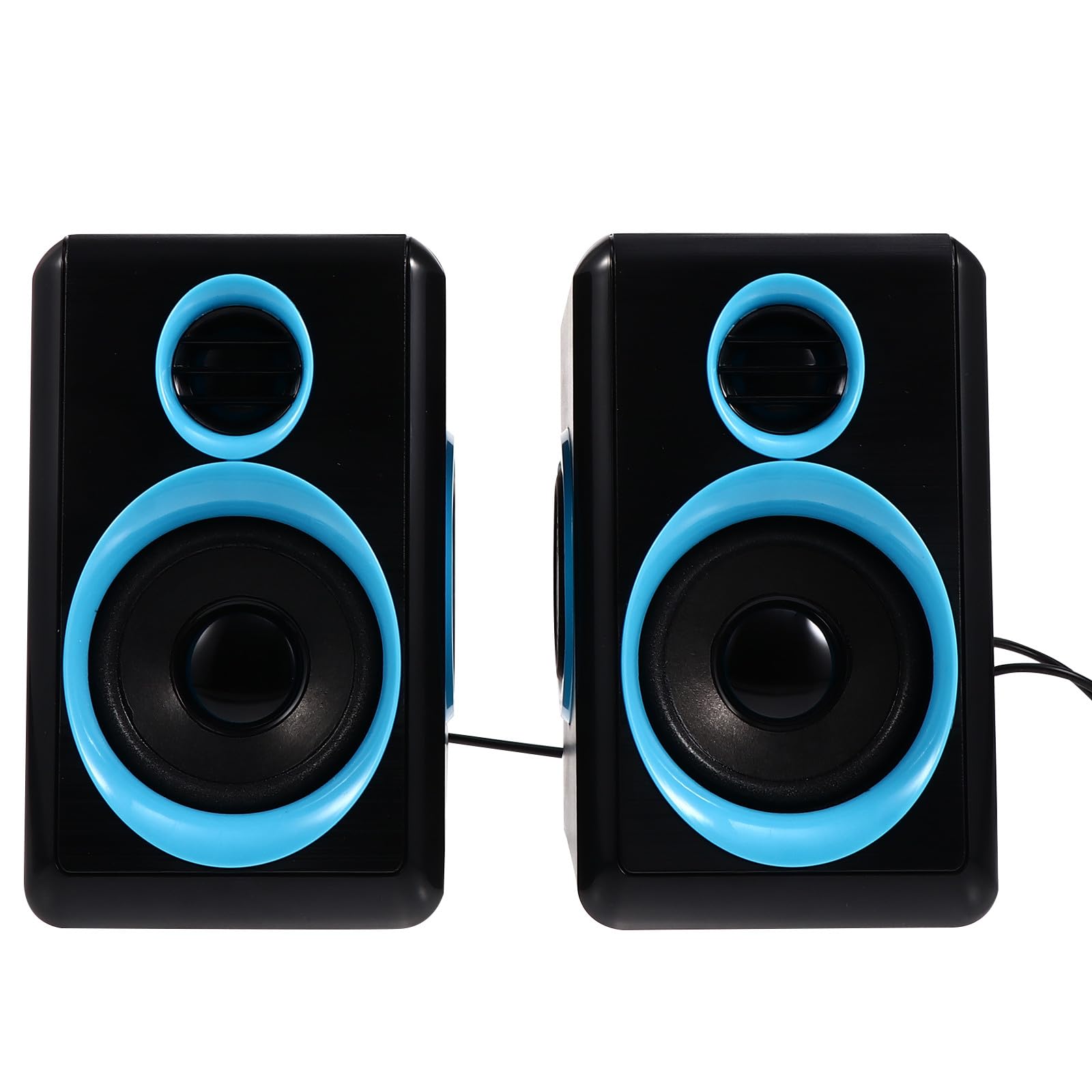 STOBAZA Mini Altoparlanti Colore per Computer Desktop e Laptop USB 2.0 Senza Disturbi Potente in ABS per Ufficio e Casa