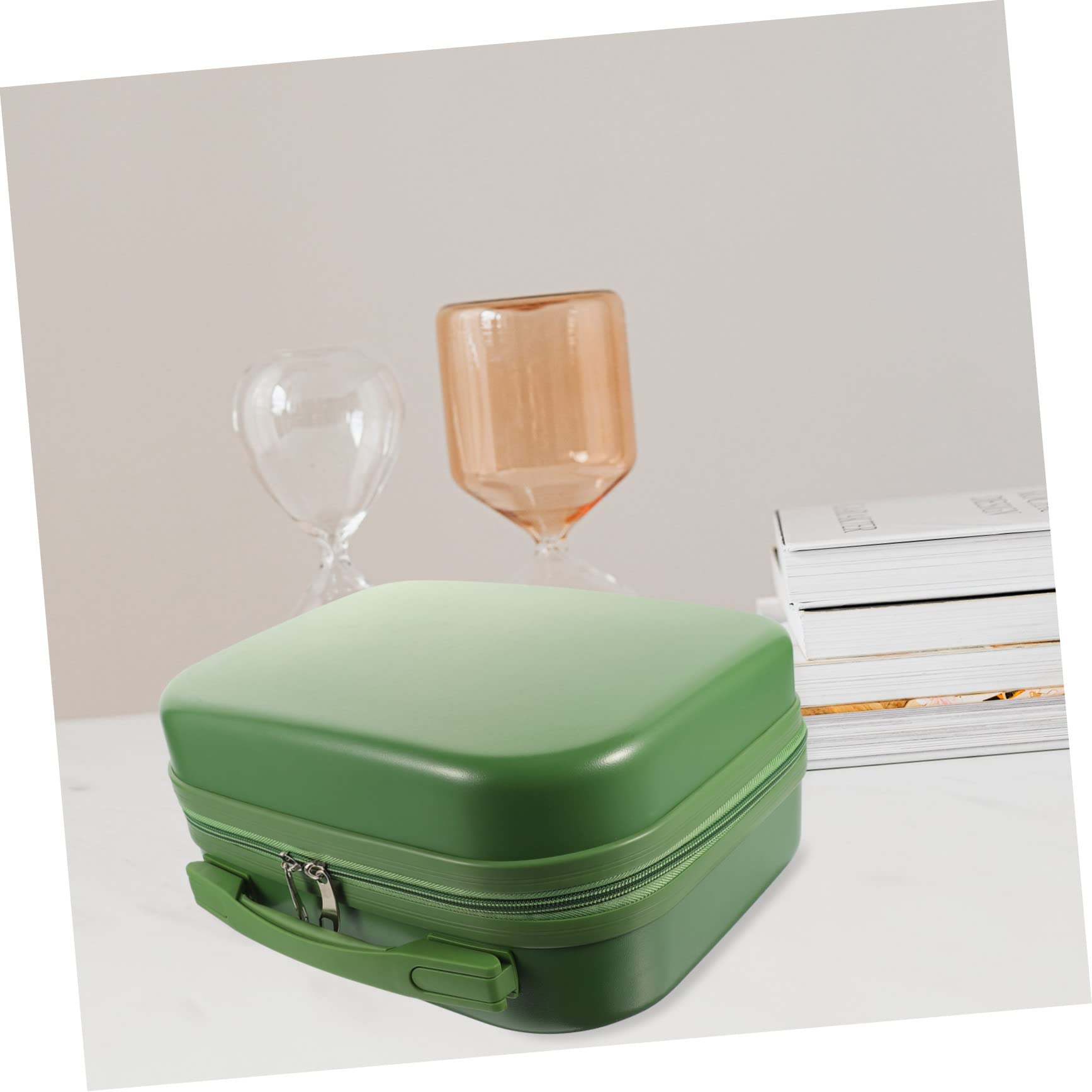Valigia Make Up 14 Pollici in PC Sottile Elastico, Astuccio Cosmetico da Viaggio per Studenti e Lavoratori, Borsa Porta Trucchi Compatta