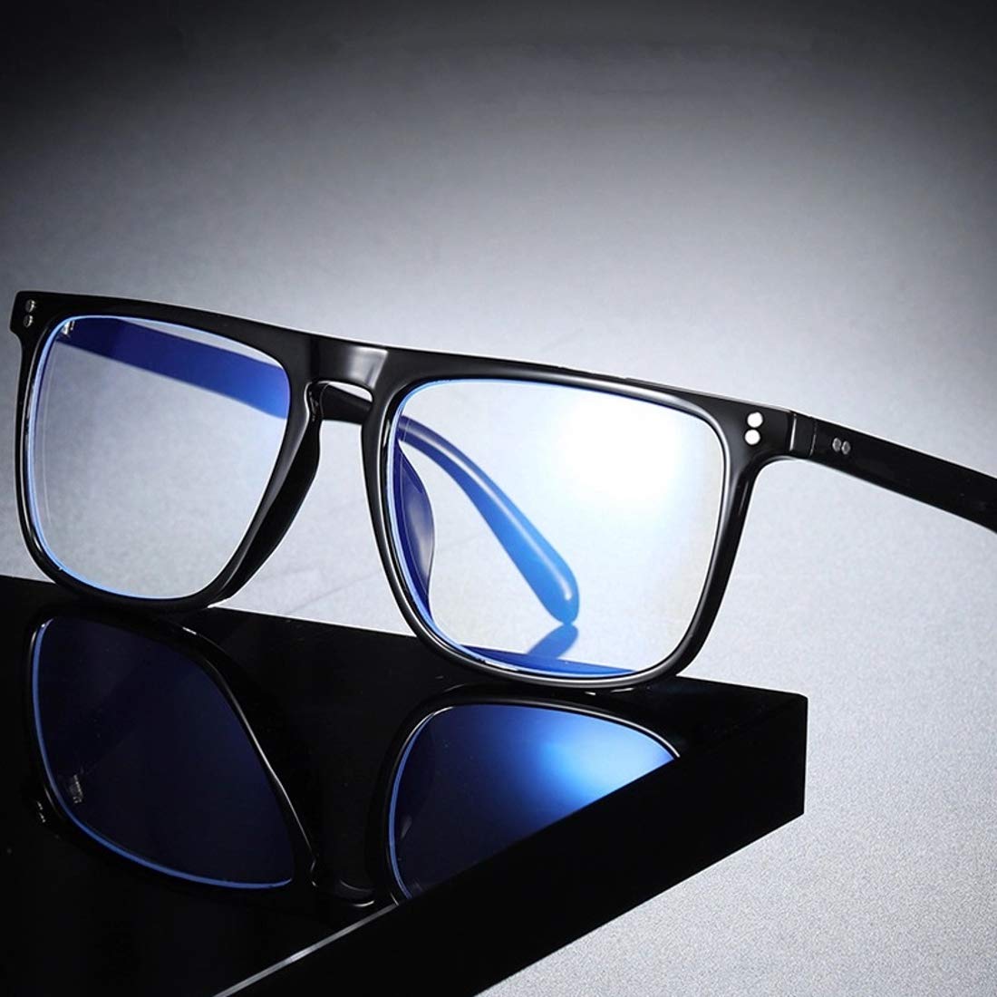 Buy elegante Blue Light Blocking Blue Cut antiglare Square Eyeglasses