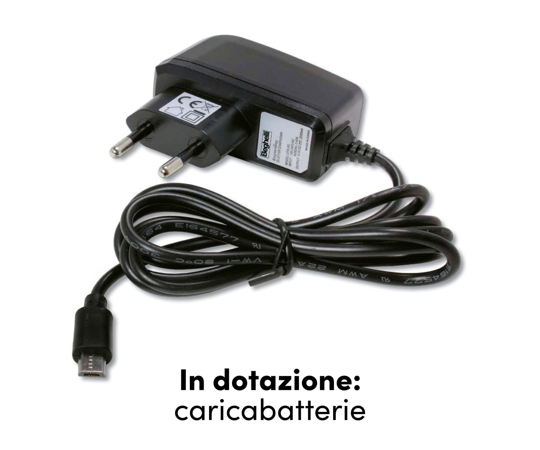 Beghelli Salvalavita Phone SLV19, Cellulare GSM con Tasto di Chiamata Rapida di Soccorso, Semplice da Usare, con Caricabatterie Incluso, Ideale Per Anziani