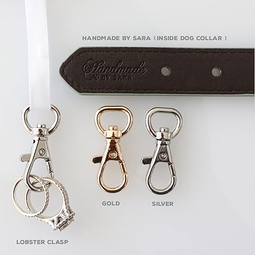 Miniatura 7 de Pearl blush bow tie collar, proposal Dog ring bearer adjustable M XXL collar, lace county rustic elegance wedding dog collar, dog lover gift