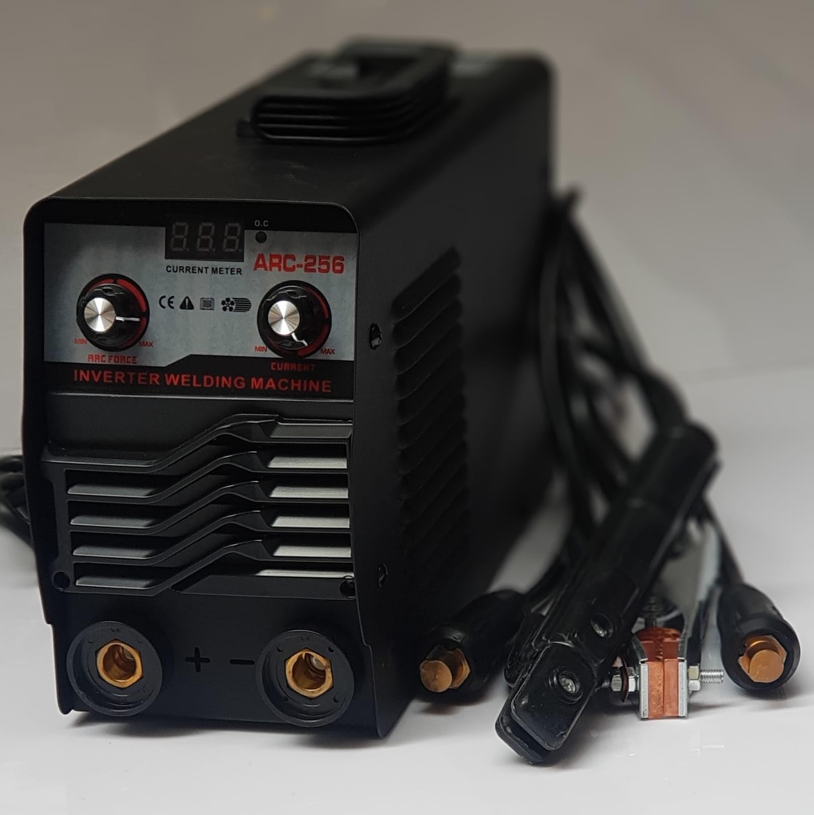 AMBAY ARC Welding Machine 260AMP IGBT Digital Display - Single Phase 220V Welder with Hot Start, Anti-Stick, Arc Force Control Japanese Technology, and Full Accessories (ARC256BLACK)