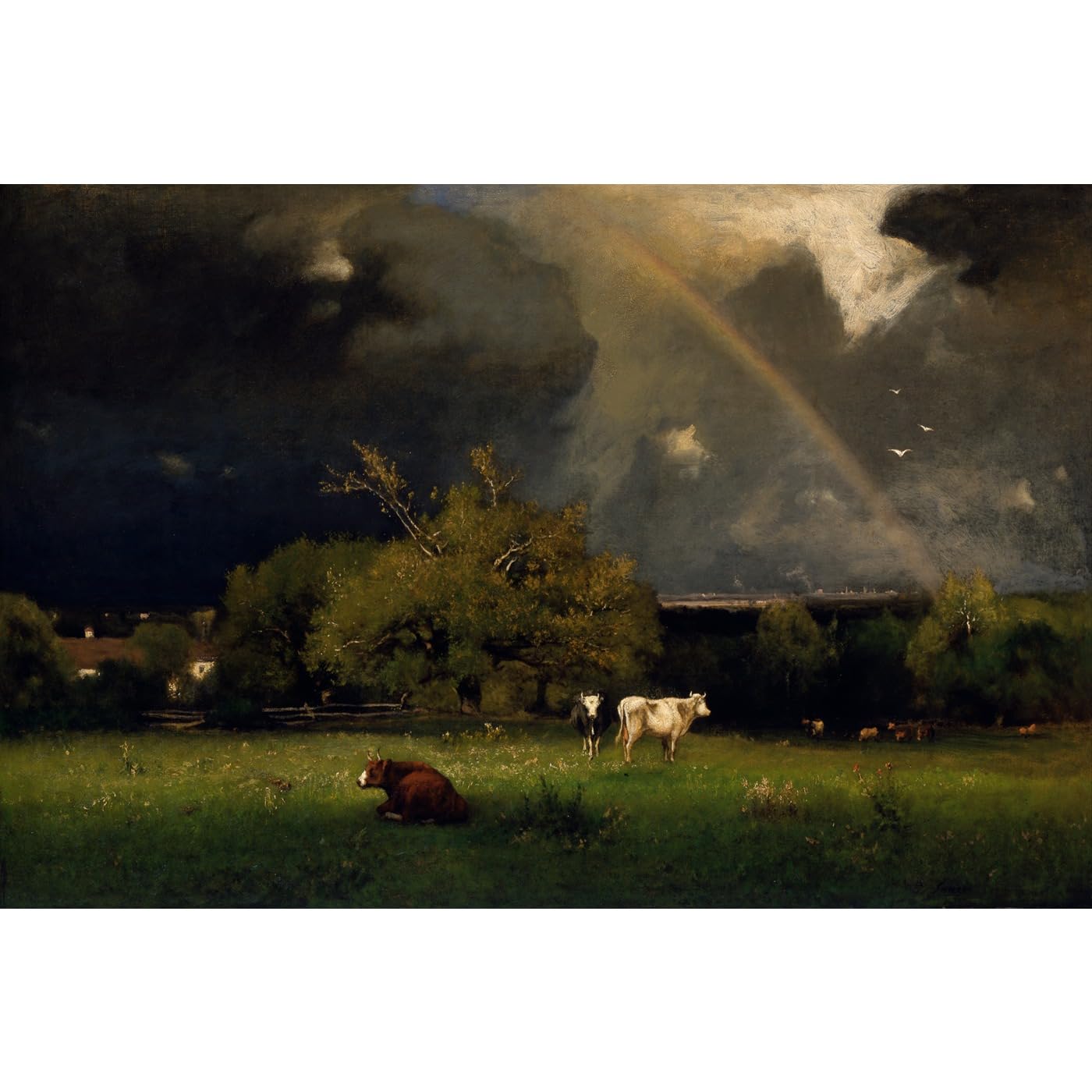 Poster George Inness L'arc-en-ciel grand format affiche déco chambre - 2