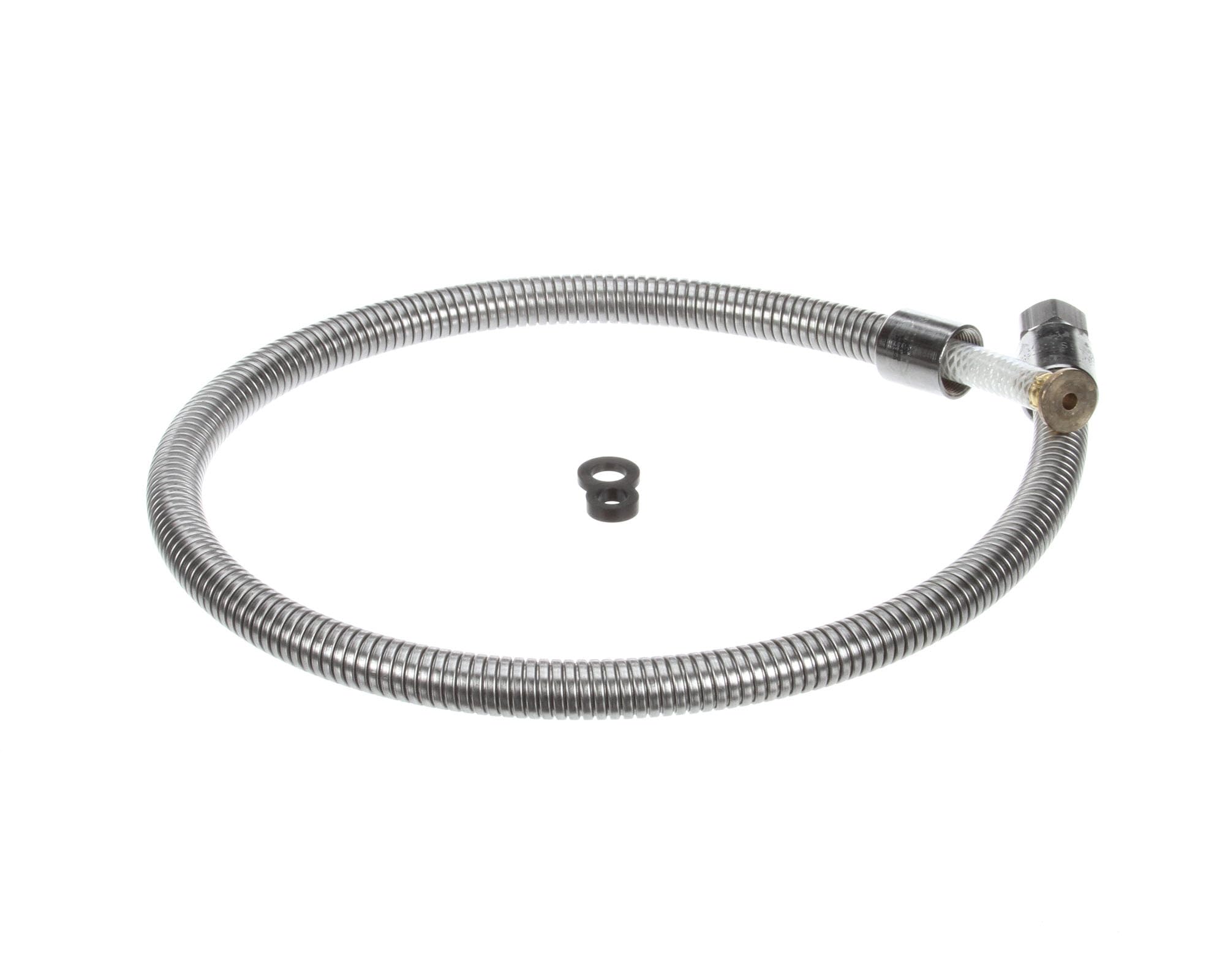T&S Brass B-0040-H2A manguera de acero inoxidable flexible, 40 pulgadas, menos mango