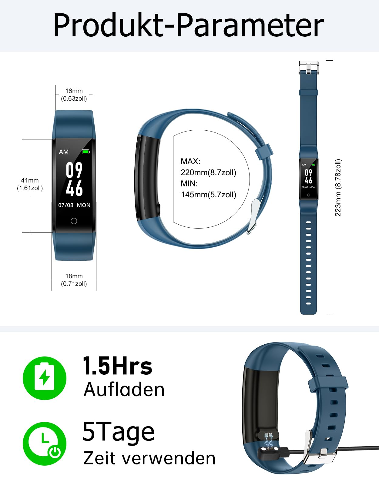 GRV Schrittzähler Uhr Ohne Bluetooth/Ohne Handy für Damen Herren Senioren Kinder,Fitness Tracker Fitnessuhr mit Schrittzähler Kalorienzähler,Schlafüberwachung Aktivitätstracker für Gehen Laufen
