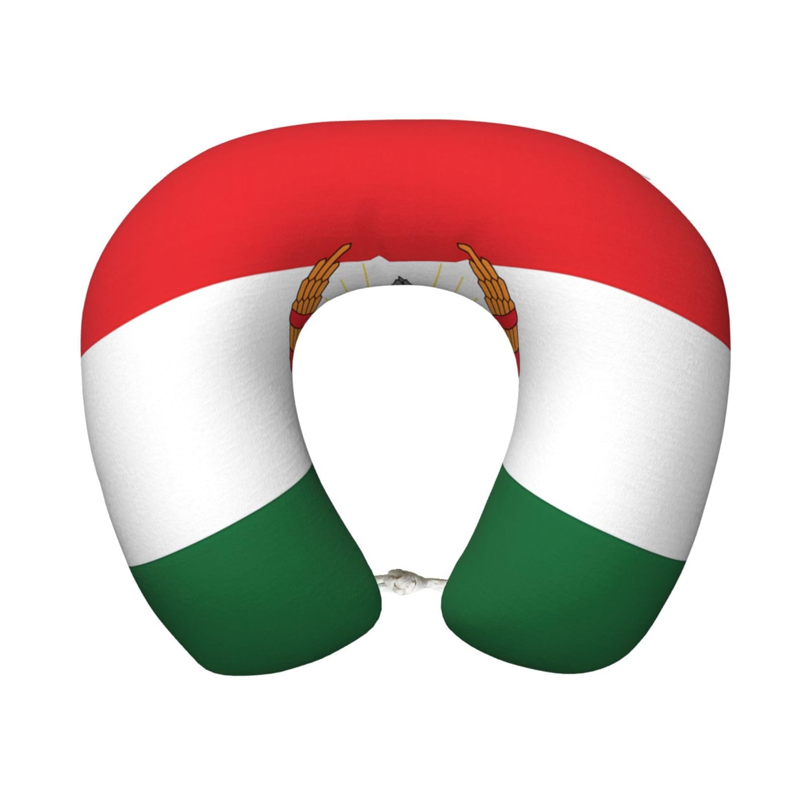 BOAIHH Flag of Mahabad Memory Foam Travel Pillow for Soft Comfort Fits Snugly for Naps Office, and Airplane Use